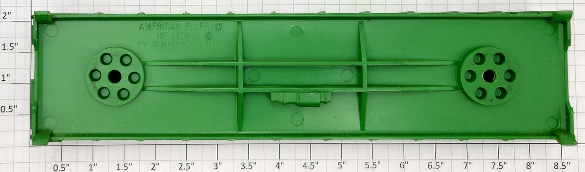 American Flyer PA9986 S Scale Green Burlington CB&Q Gondola Body Shell #9300