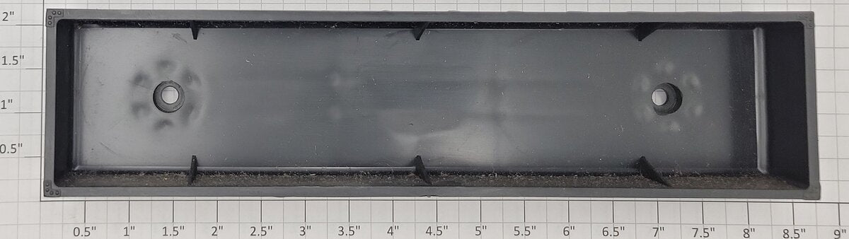American Flyer PA9986 S Scale Black Wabash Gondola Body Shell #48503