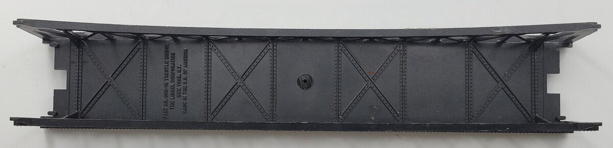 Lionel 0110-18 Black Plastic Trestle Bridge