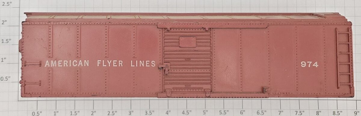 American Flyer PA9966-A American Flyer Lines Box Car Shell #974