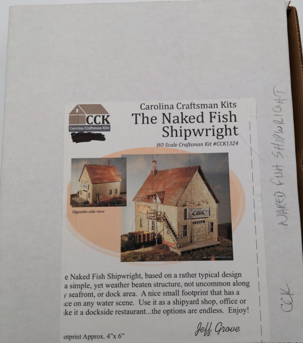 Carolina Craftsman CCK1324 HO The Naked Fish Shipwright Building Kit
