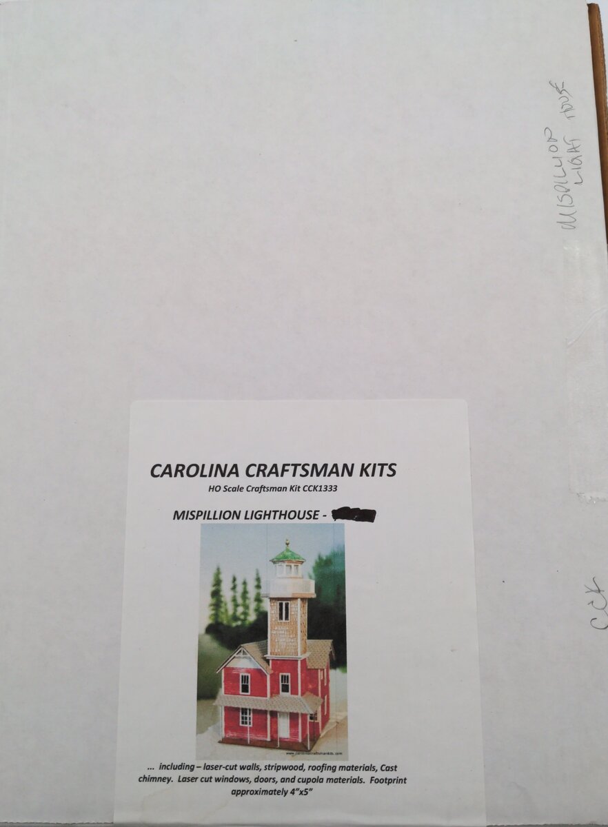 Carolina Craftsman CCK1333 HO Mispillion Lighthouse Building Kit