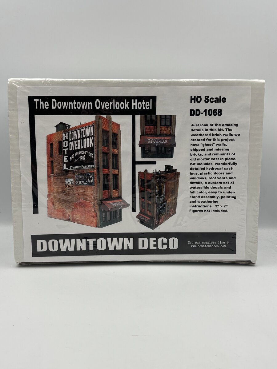 Downtown Deco DD-1068 HO The Downtown Overlook Hotel Building Kit