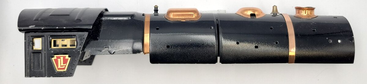 Lionel 385E-87 Repainted Black Locomotive Boiler and Cab with Missing Trim