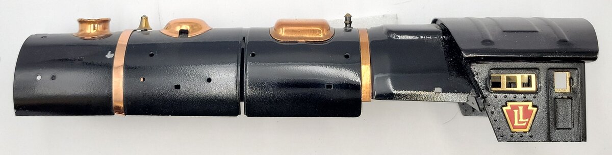 Lionel 385E-87 Repainted Black Locomotive Boiler and Cab with Missing Trim