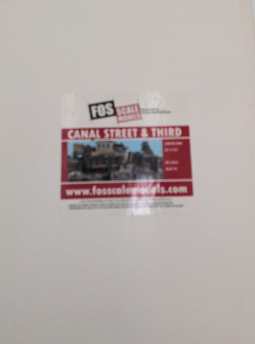 FOS Scale Limited 150 HO Canal Street & Third Building Kit