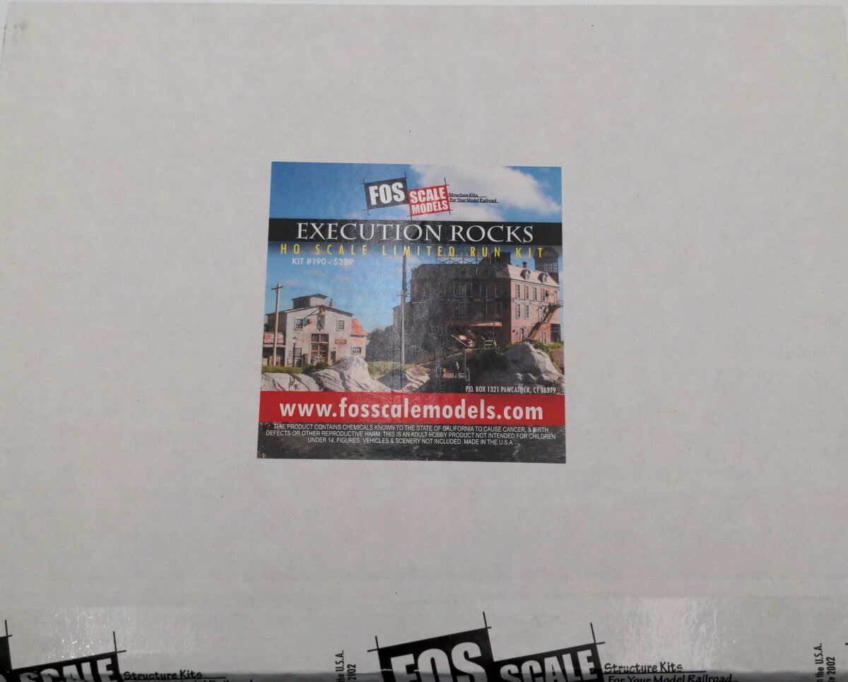 FOS Scale Limited 190 HO Execution Rocks Limited Run Building Kit