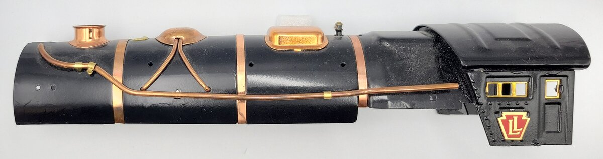 Lionel 385E-37 Repainted Locomotive Boiler and Cab with Some Copper Trim