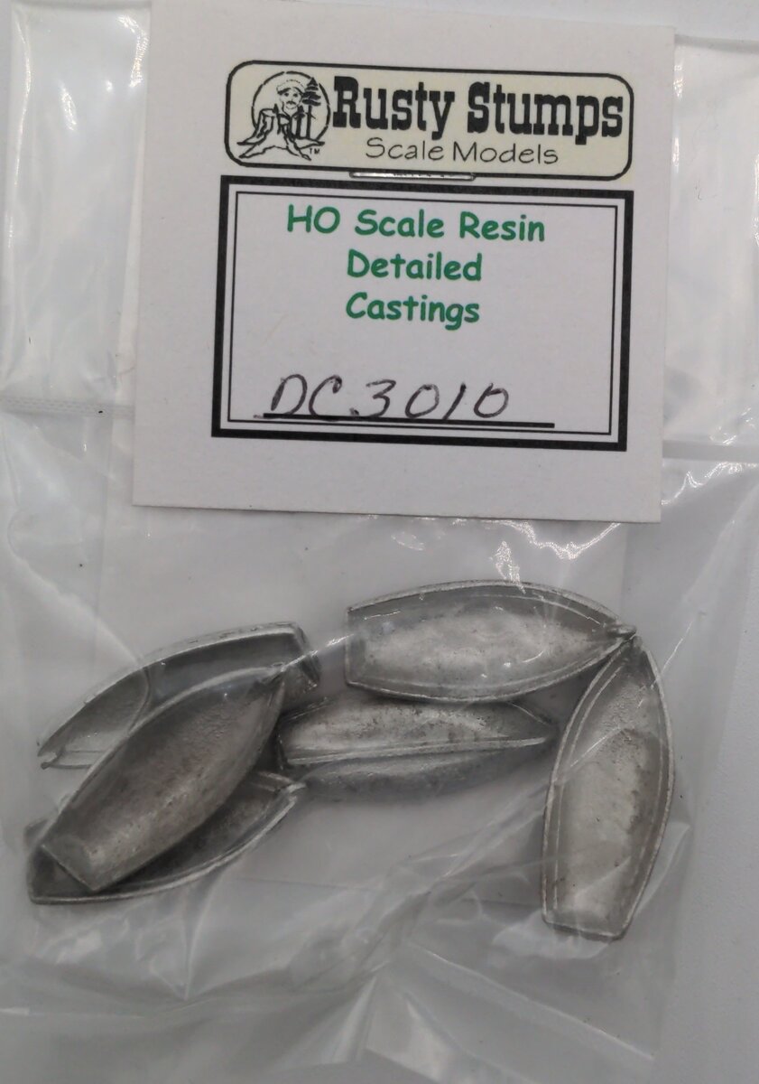Rusty Stumps DC3010 HO Detailed Resin Castings boats (Pack of 6)