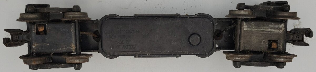 Lionel 3459-4 O Gauge Ore Dump Car Frame with Coil Operating Coupler Trucks
