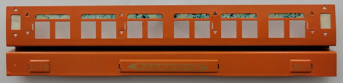 Lionel 319-1 Orange Vintage Standard Gauge Pullman Car Insert