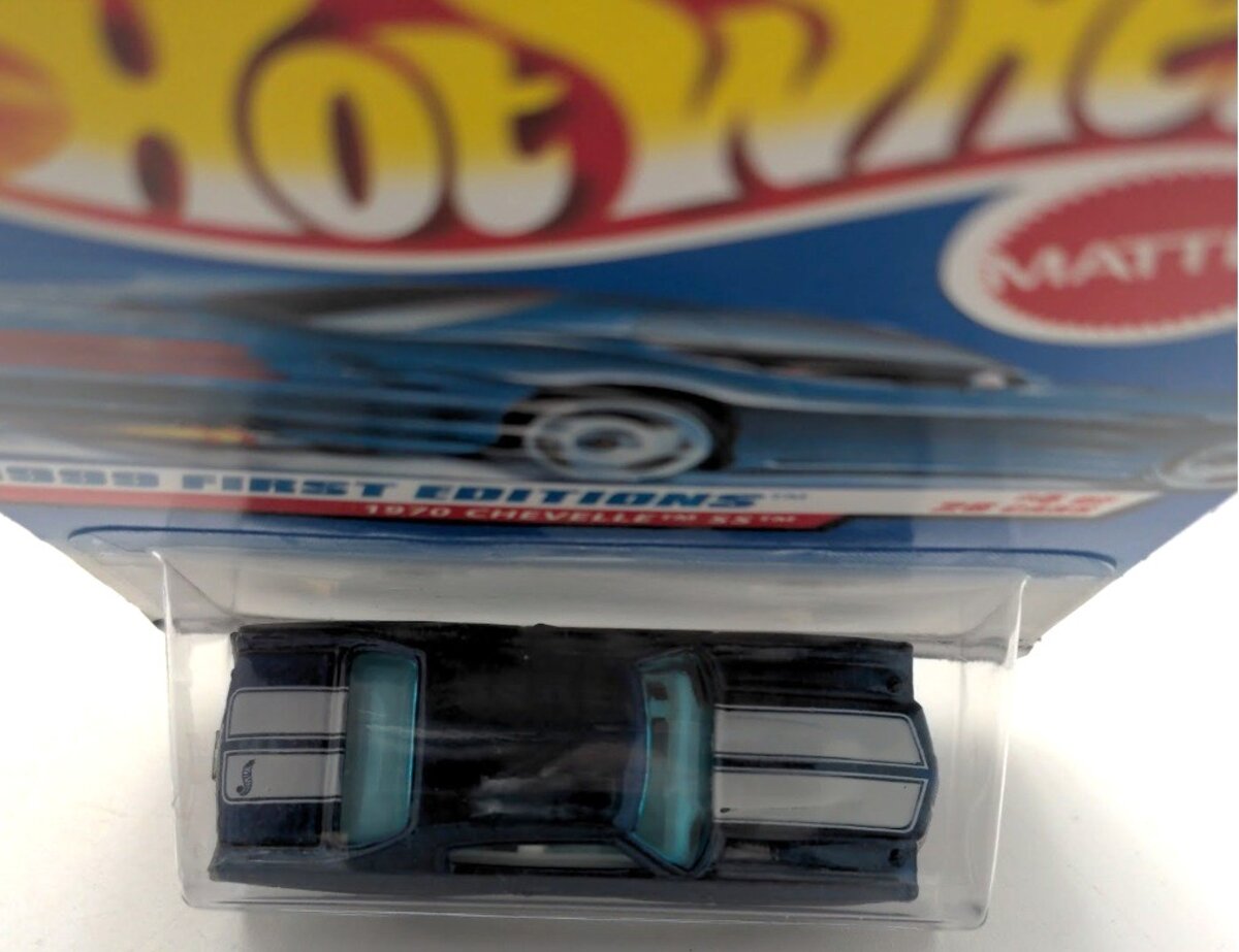Mattel 21062 1:64 Hot Wheels Dark Blue 1970 Chevy Chevelle SS # 4 of 26
