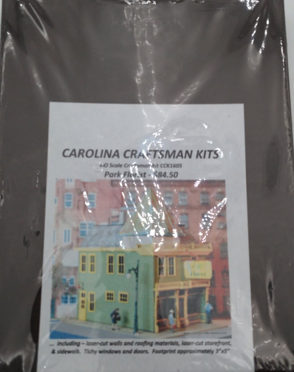 Carolina Craftsman CCK1605 CCK1605 HO Park Florist Building Kit