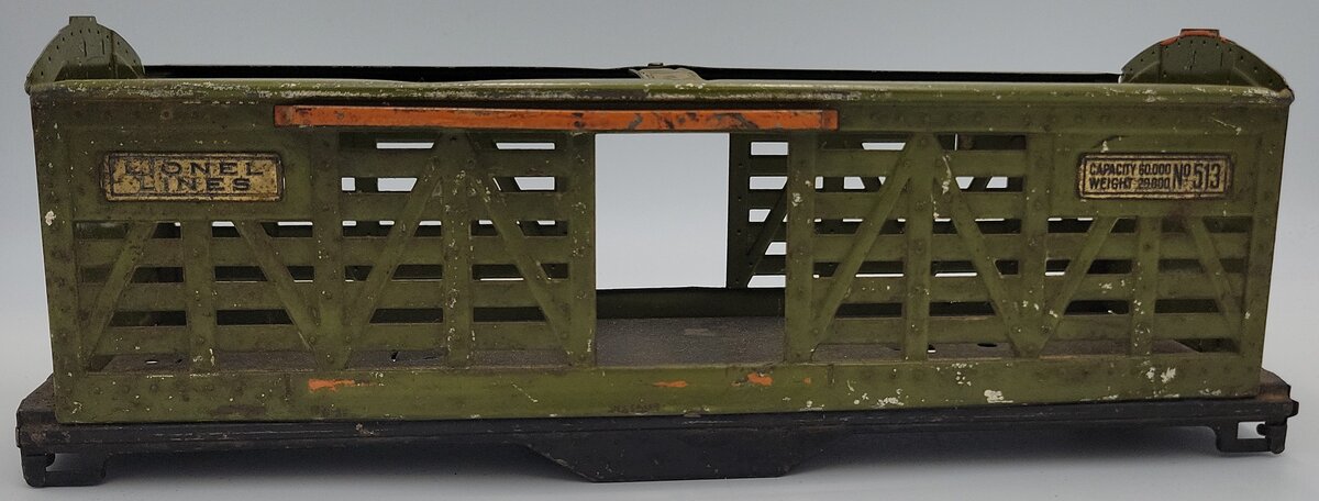 Lionel 513-1 Vintage Standard Gauge Freight Car Frame and Shell w/o Doors & Roof