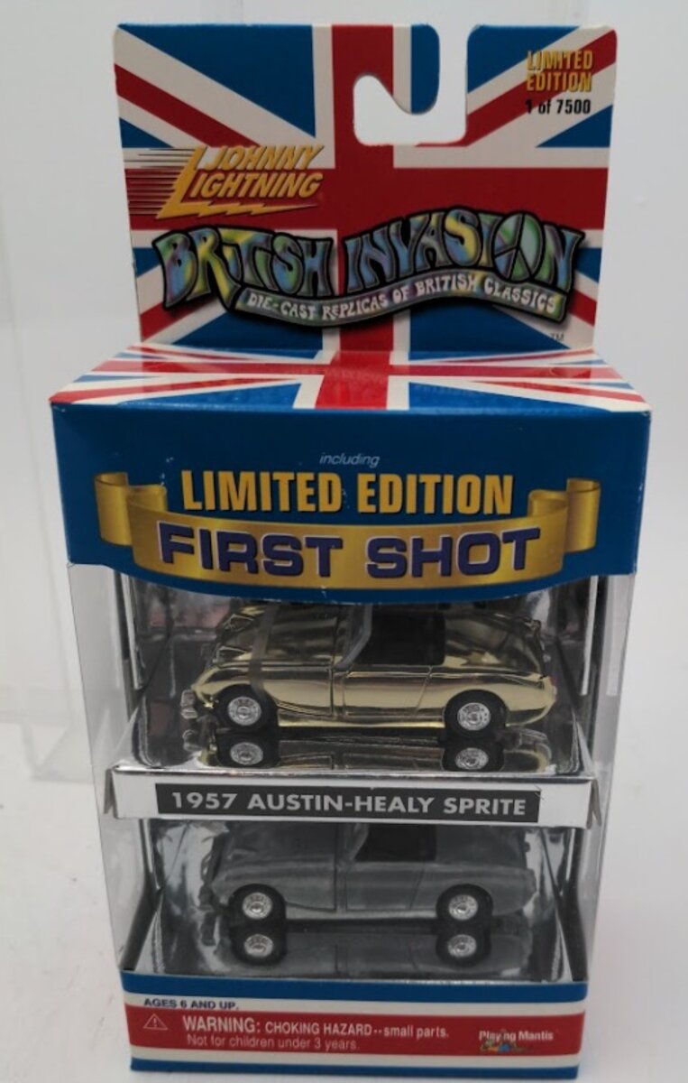 Playing Mantis 363-06 1:64 Johnny Lightning 2 1957 Austin-Healy Sprite(Set of 2)