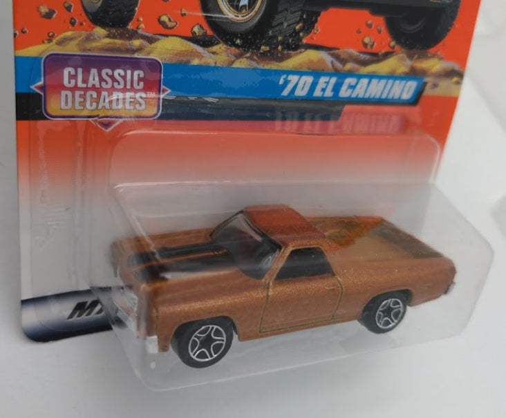 Matchbox 01732 1:64 Scale Classic Decades Chevrolet Gold '70 El Camino