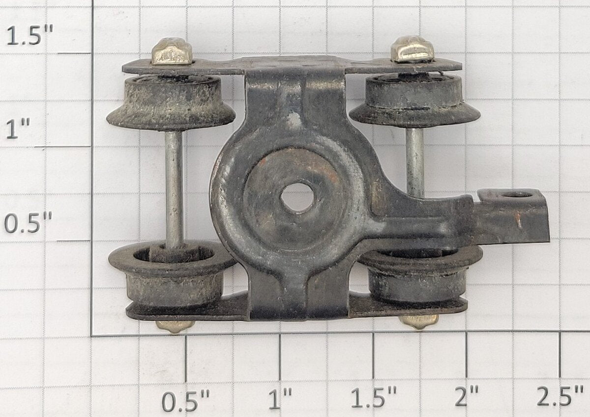 American Flyer XA12A057 Tin Metal Link Coupler Freight Truck w/ Plastic Wheels