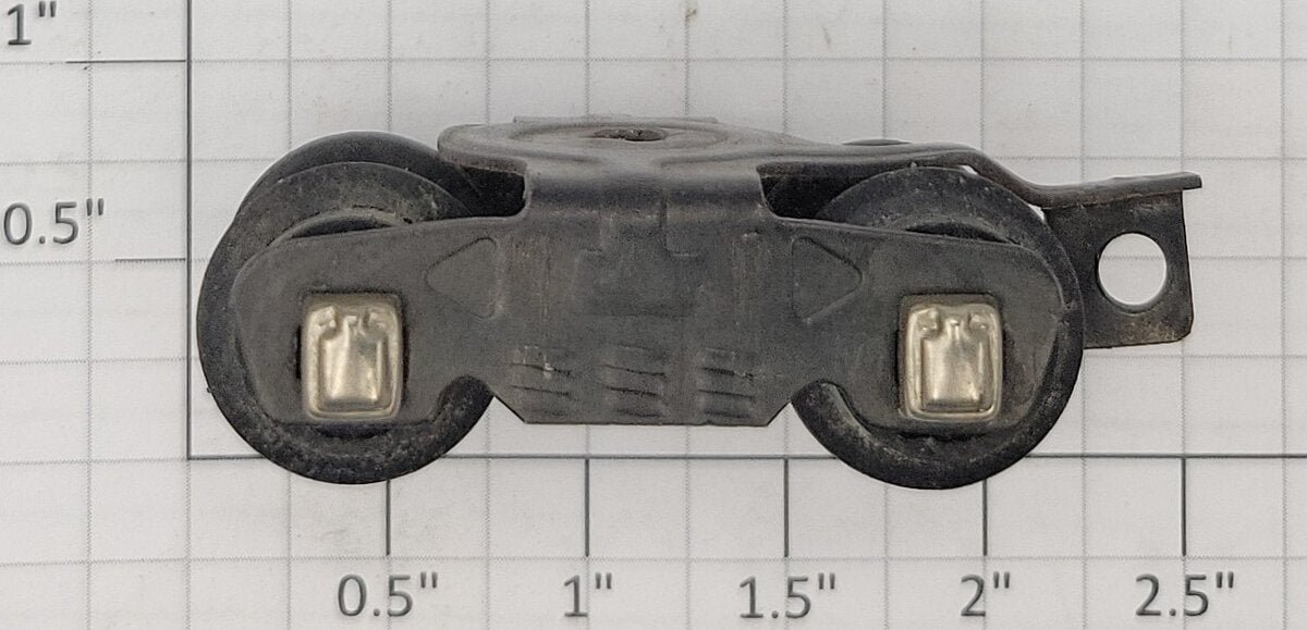 American Flyer XA12A057 Tin Metal Link Coupler Freight Truck w/ Plastic Wheels
