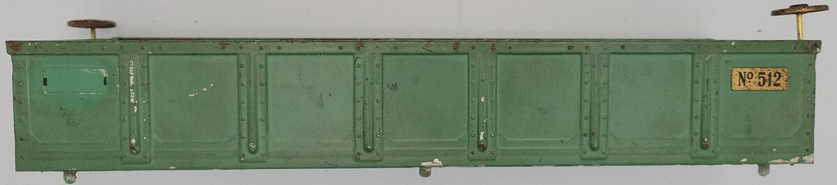 Lionel 512-5 Standard Gauge Light Green Tinplate Gondola Car Body Shell