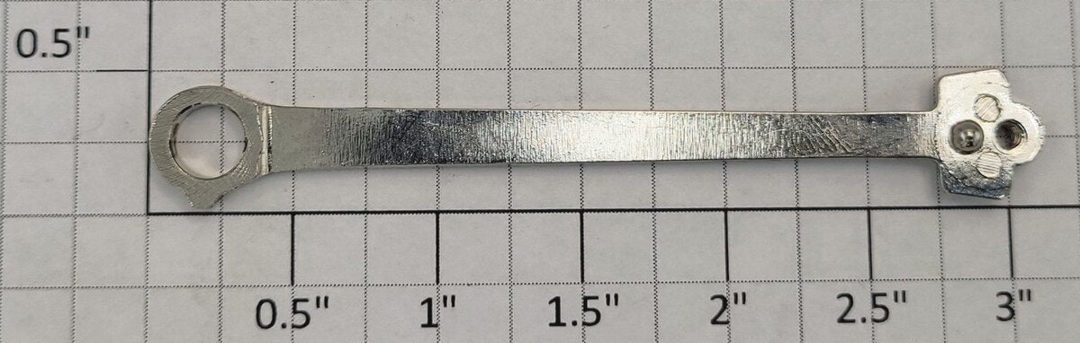 Lionel 700E-42 Nickel Plated Diecast Right Hand Drive Rod