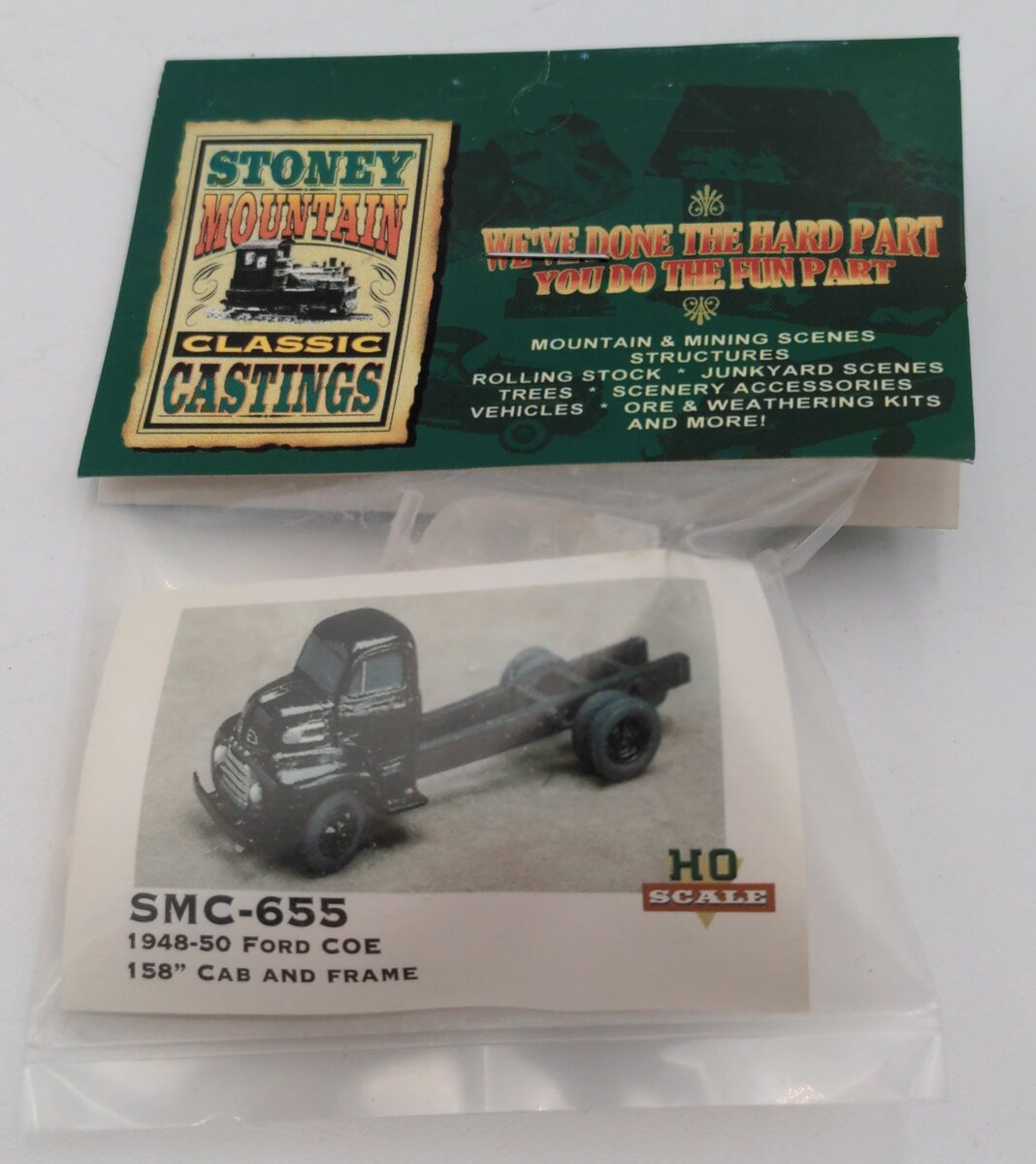 Stoney Mountain SMC-655 HO 1948-50 Ford Coe 158" Cab And Frame