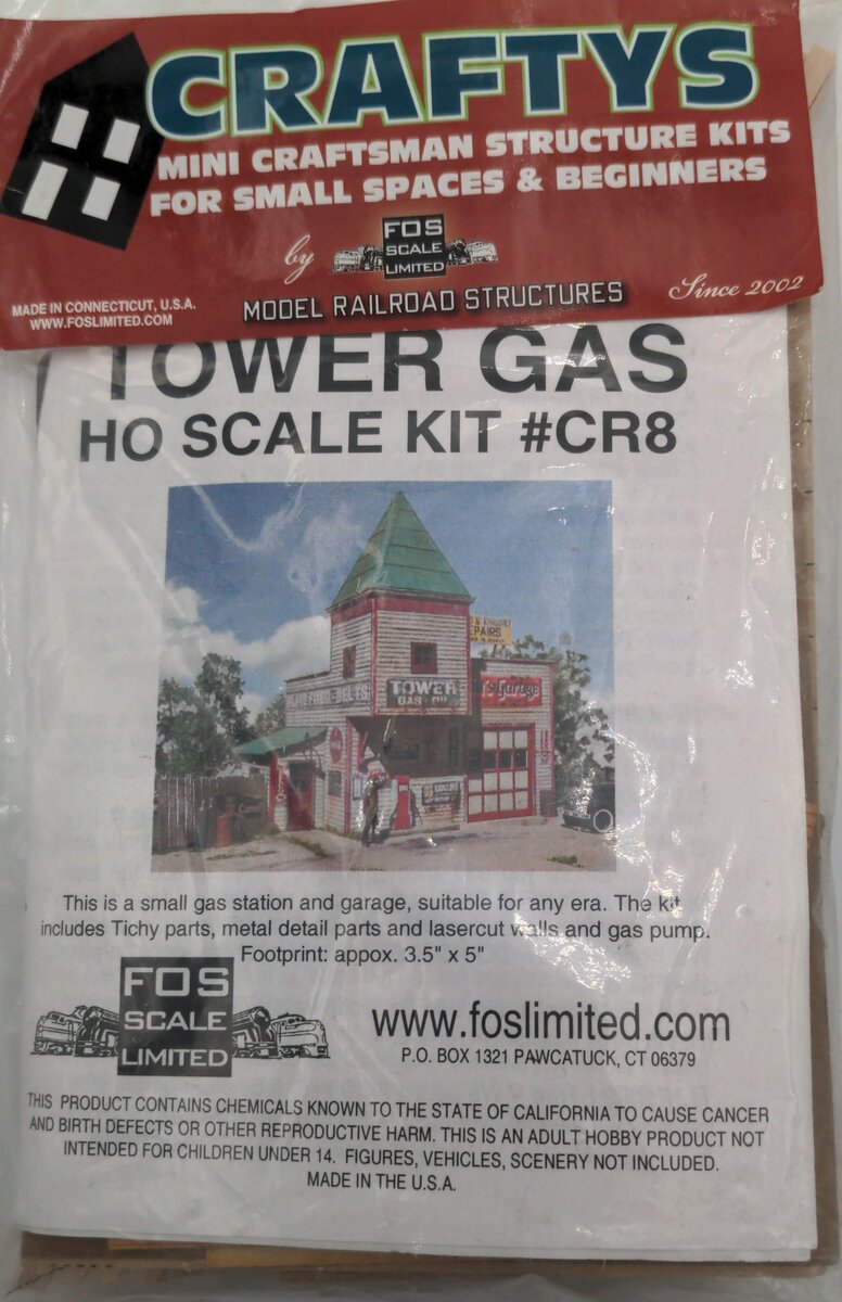 FOS Scale Limited CR8 HO Tower Gas Building Kit