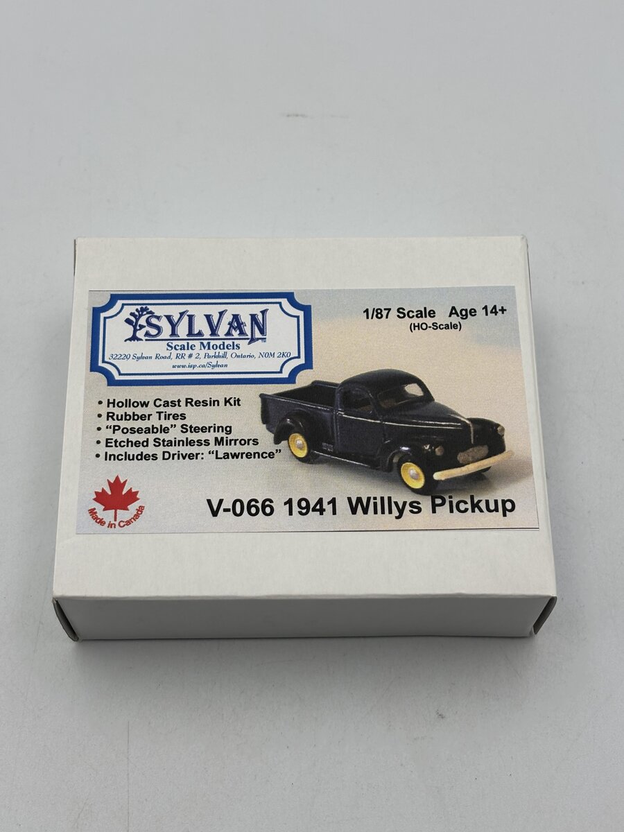 Sylvan Scale Models V-066 HO 1941 Willys Pickup Kit