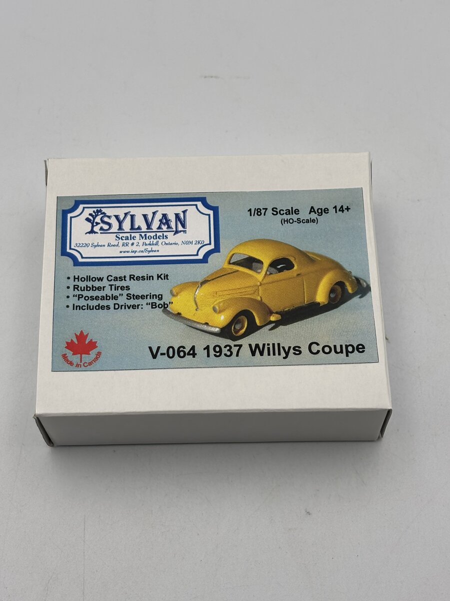 Sylvan Scale Models V-064 HO 1937 Willys Coupe Kit