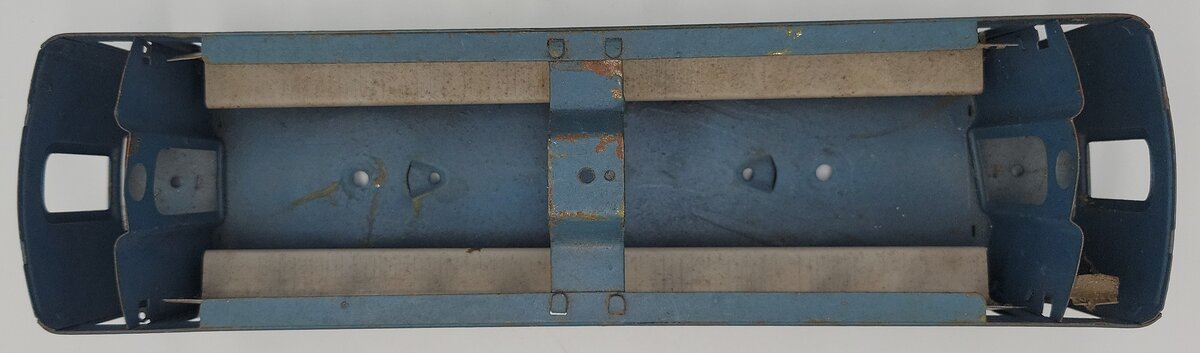 Lionel 337-38 Blue Standard Gauge Passenger Pullman Car Frame and Shell