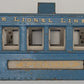 Lionel 337-38 Blue Standard Gauge Passenger Pullman Car Frame and Shell