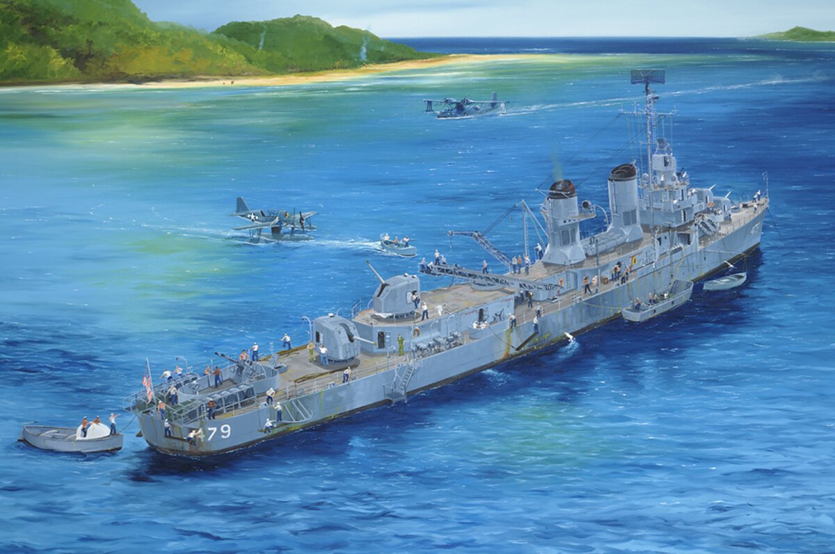 Trumpeter 03722 1:200 USS Stevens DD-479 Fletcher Class Destroyer Ship Kit