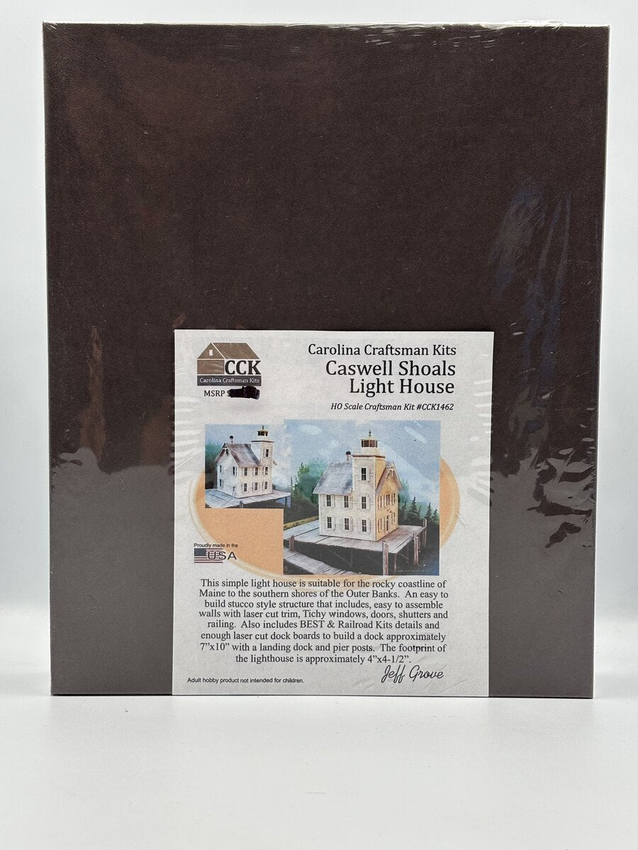 Carolina Craftsman CCK1462 HO Caswell Shoals Light House Build Kit