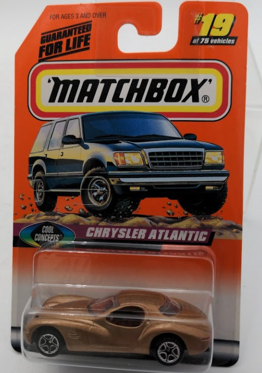Matchbox 01719 1:64 Gold Metallic Chrysler Atlantic Cool Concept Car