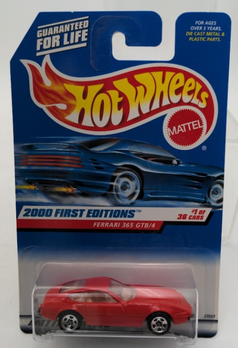 Mattel Ferrari 09890 1:64 Hot Wheels Red 1999 Ferrari 365 GTB/4 Diecast #1 of 36
