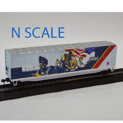 Value Trains USA N10054 N Powered By Our People Scheme 50' 6