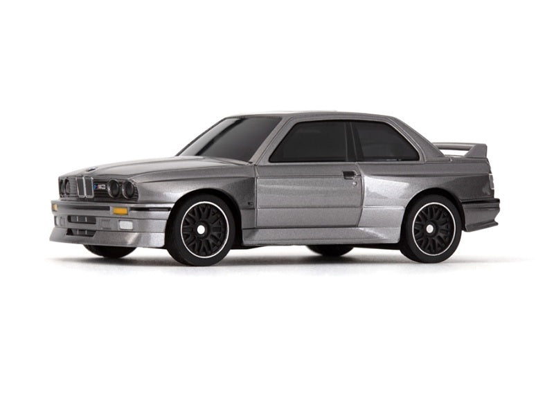HPI Racing 160991 1:64 Dark Silver Nano-TTR 1989 BMW M3 E30 Ravaglia RC Car
