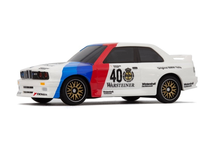 HPI Racing 160995 1:64 White Nano-TTR 1987 BMW M3 E30 Warsteiner Touring RC Car