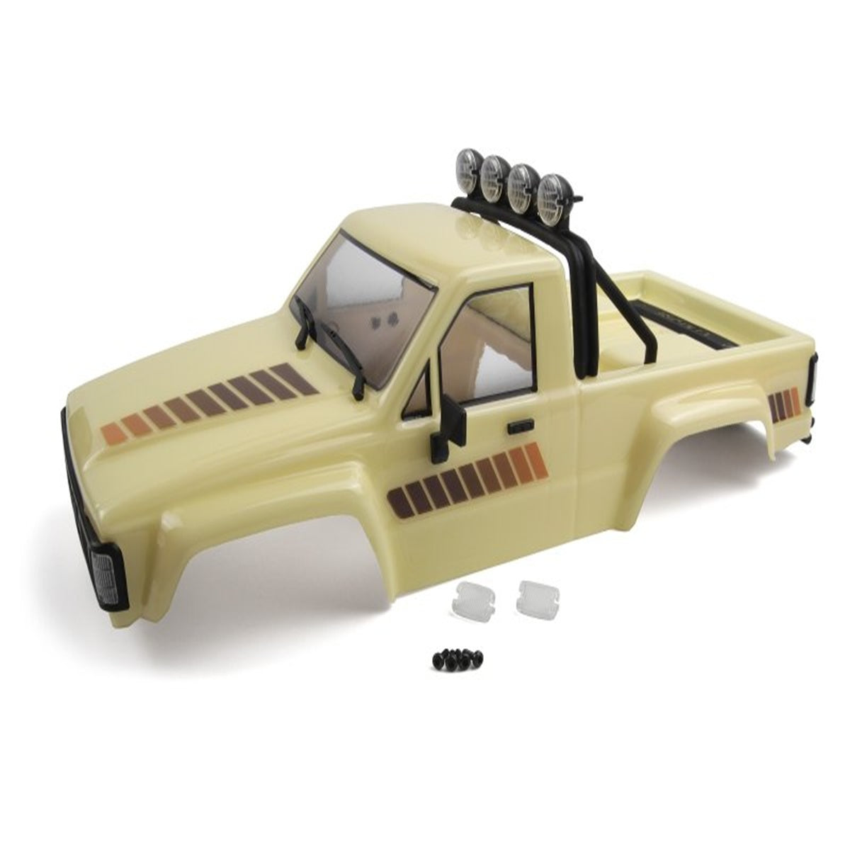 HPI Racing 161257 1:18 Creme Toyota Hilux SR5 Pre-Painted Body