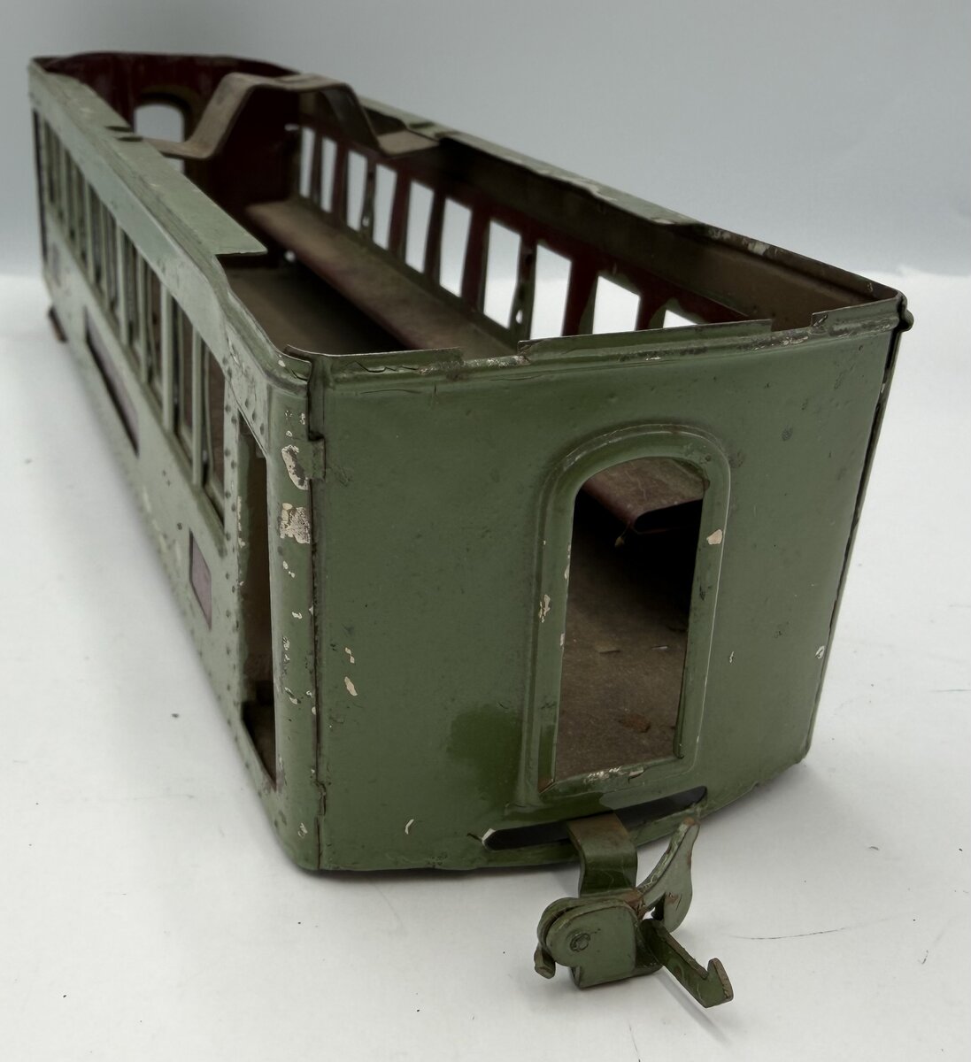 Lionel 337-37 Light Green Standard Gauge Passenger Pullman Car Frame & Shell