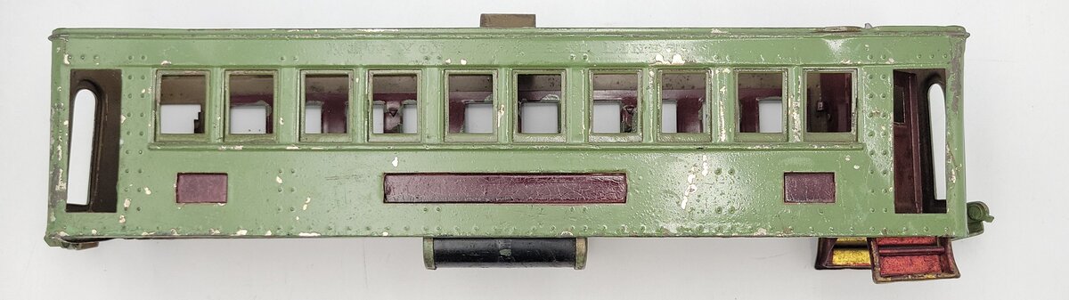 Lionel 337-37 Light Green Standard Gauge Passenger Pullman Car Frame & Shell