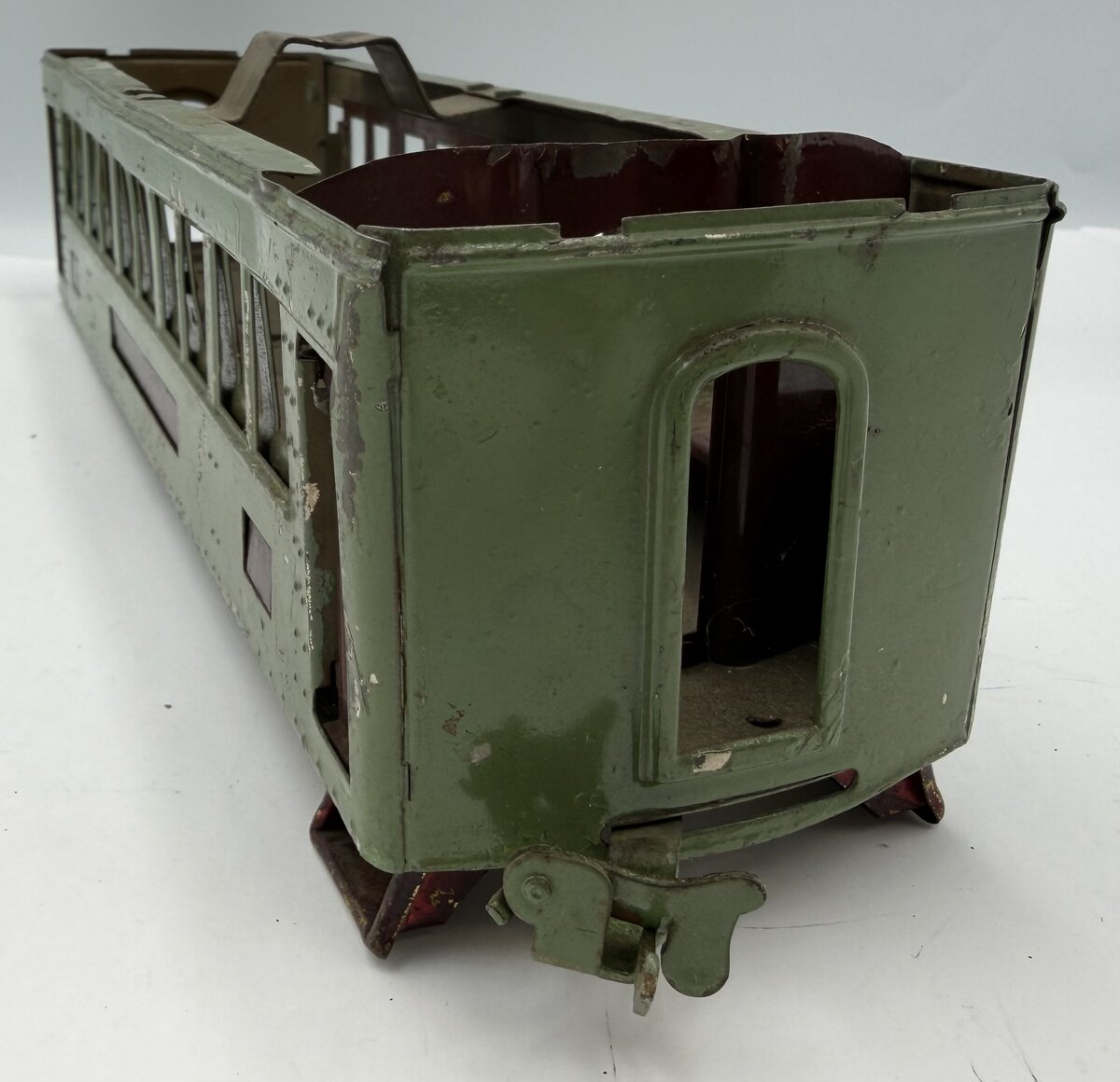 Lionel 337-37 Light Green Standard Gauge Passenger Pullman Car Frame & Shell