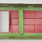 Lionel 517-8 Green and Orange Tinplate Cupola Caboose Shell with Red Roof