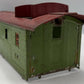 Lionel 517-8 Green and Orange Tinplate Cupola Caboose Shell with Red Roof