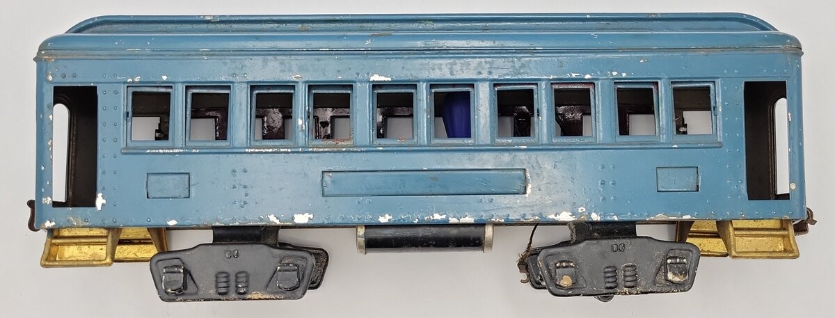Lionel 337-37 Blue Standard Gauge Passenger Pullman Car Body with Couplers