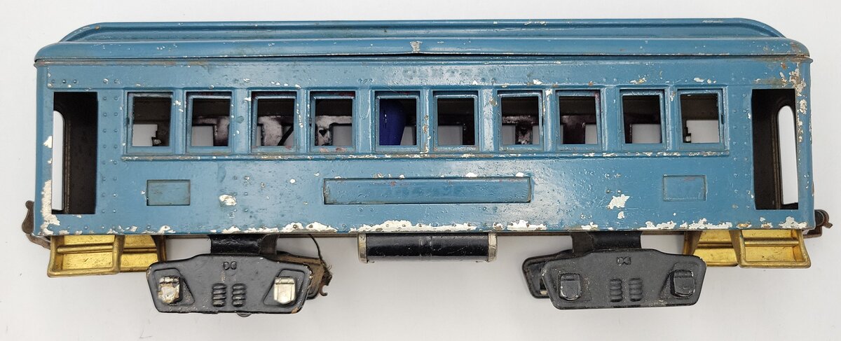 Lionel 337-37 Blue Standard Gauge Passenger Pullman Car Body with Couplers
