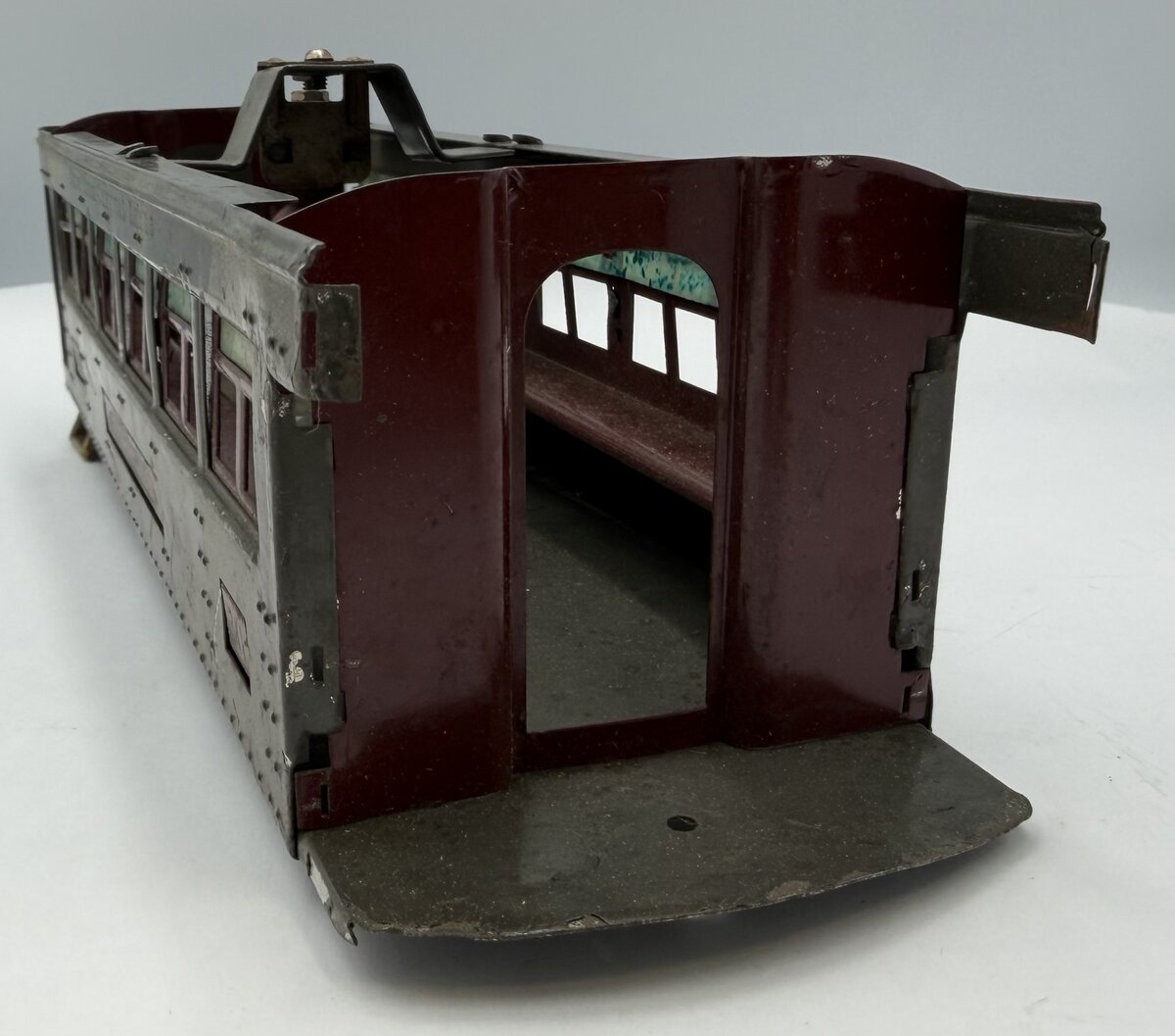 Lionel 341-1 Olive Green Pullman Observation Car Body with Interior Light