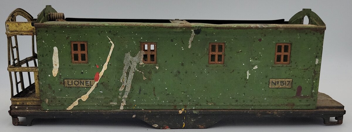 Lionel 517-1 Standard Gauge Prewar Lionel Tinplate Caboose Shell & Frame