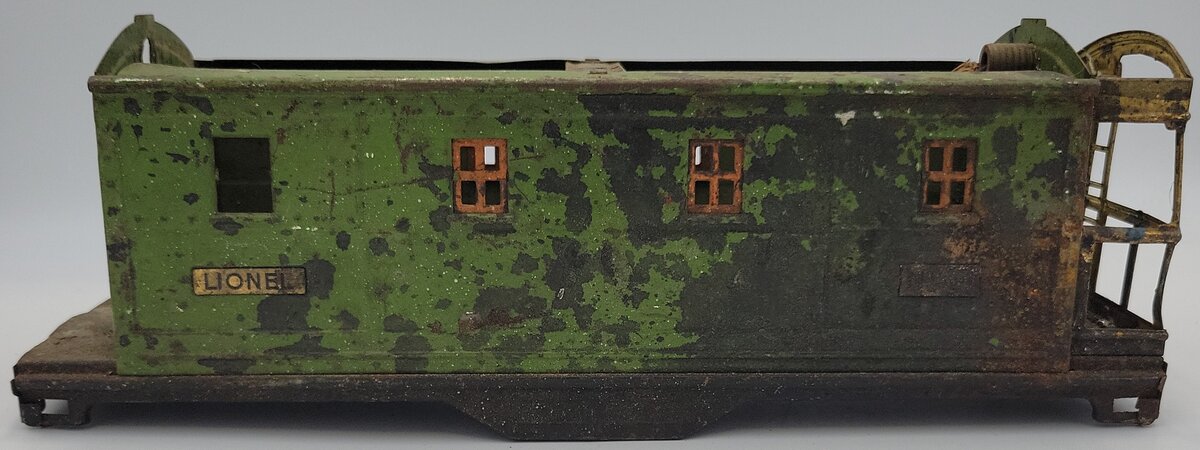Lionel 517-1 Standard Gauge Prewar Lionel Tinplate Caboose Shell & Frame