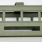 Lionel 341-1 Olive Observation Car Body Shell with Frame & Brass Railing