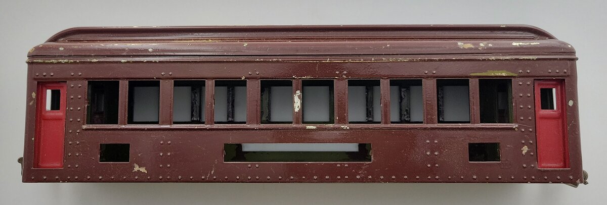Lionel 337-37 Maroon Standard Gauge Passenger Pullman Car Body with Doors
